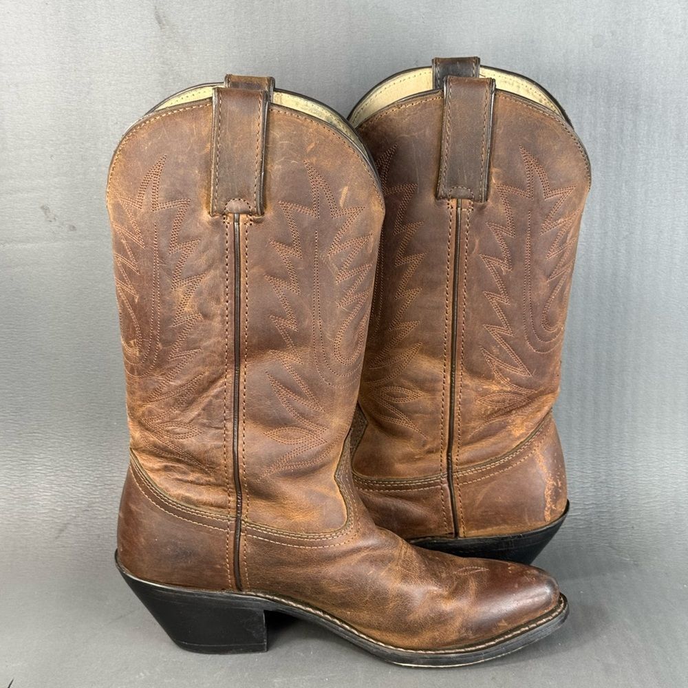 Womens Durango Tan Western Boot shoes size 6 - Picture 5 of 9